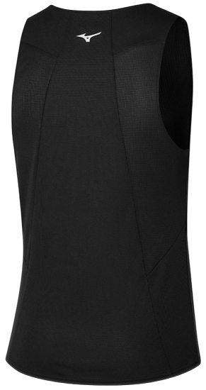 Майка мужская Mizuno DryAeroFlow Black - Фото 2 большая