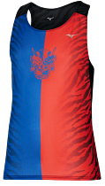Майка мужская Mizuno DryAeroFlow Graphic Oni Red/Oni Blue
