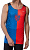 Майка мужская Mizuno DryAeroFlow Graphic Oni Red/Oni Blue - Фото 3 малая