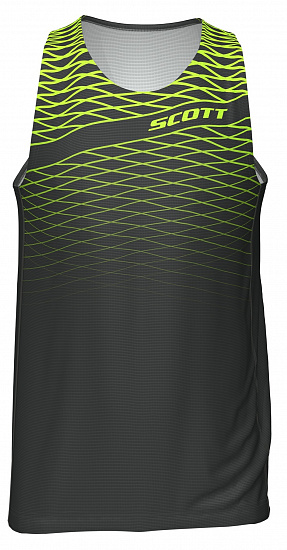 Майка мужская Scott RC Run Black/Yellow - Фото 1 большая