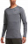 Футболка мужская Nike Pro Warm Iron Grey/Black - Фото 1 малая
