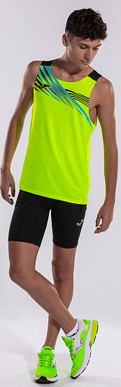 Майка мужская Joma Elite X Ярко-желтый/Черный - Фото 5 большая