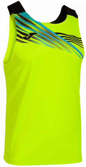 Майка мужская Joma Elite X Ярко-желтый/Черный - Фото 1 большая