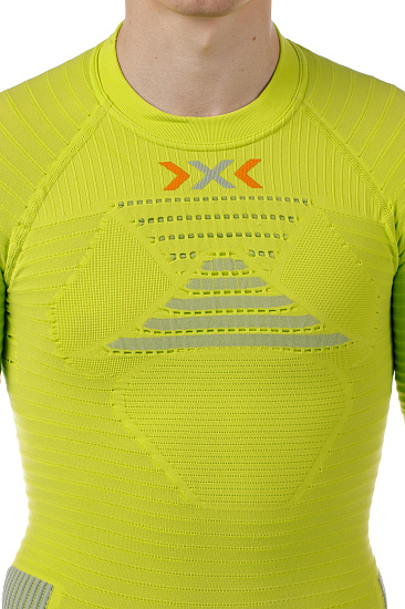 Футболка мужская X-Bionic Running Man Effektor Power Ow Shirt SS Green - Фото 3 большая