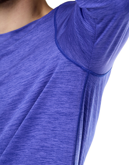 Футболка мужская Mizuno Impulse Core LS фиолетовый - Фото 5 большая