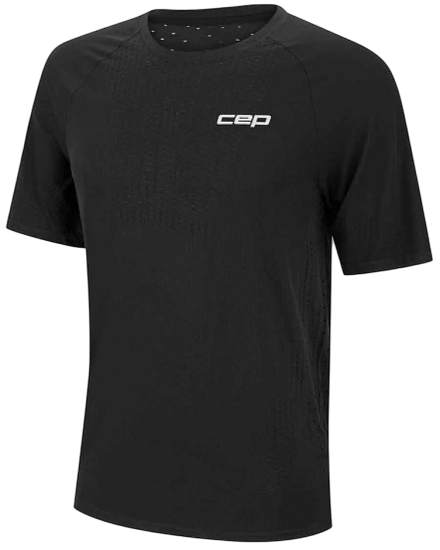 Футболка мужская CEP C801M Core Run Ultralight 3.0 Black - Фото 4 большая