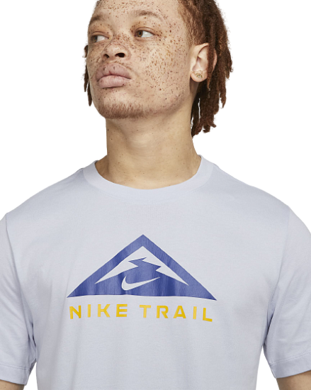 Футболка мужская Nike Drifit Trail Ghost - Фото 4 большая
