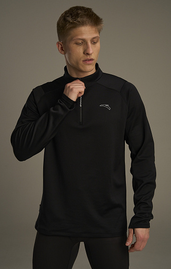 Лонгслив мужской Anta Running Black - Фото 4 большая