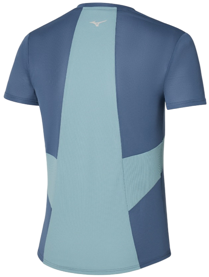 Футболка мужская Mizuno DryAeroFlow Vintage Indigo - Фото 7 большая
