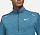 Футболка мужская Nike Sphere 1/2-Zip Dark Teal Green/Heather/Blustery - Фото 3 малая