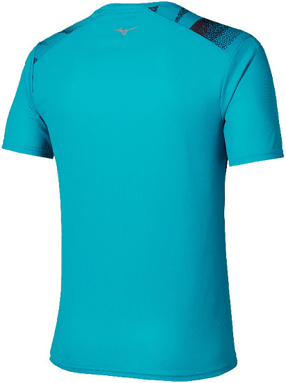 Футболка мужская Mizuno Core Graphic Capri Breeze - Фото 2 большая
