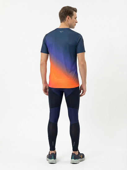 Футболка мужская Mizuno Summer Pack Qd Yuuyake - Фото 4 большая