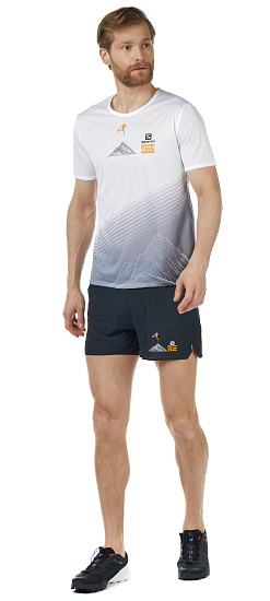 Футболка мужская Salomon Sense White/Black/Autumn - Фото 2 большая
