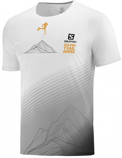 Футболка мужская Salomon Sense White/Black/Autumn - Фото 1 большая
