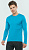 Футболка мужская Salomon Agile Ls Tee Barrier Reef/Hea - Фото 2 малая