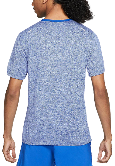 Футболка мужская Nike Dri-Fit Rise 365 SS Game Royal/Htr/Reflective Silver - Фото 2 большая