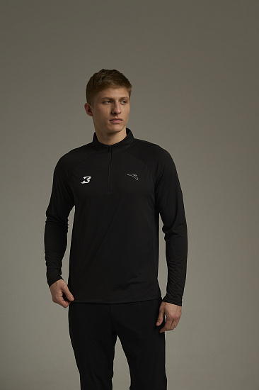 Лонгслив мужской Anta 852535402 Black - Фото 4 большая