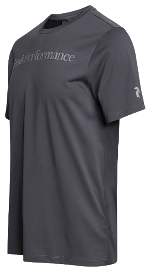 Футболка мужская Peak Performance Alum Light SS Motion Grey/Black - Фото 2 большая