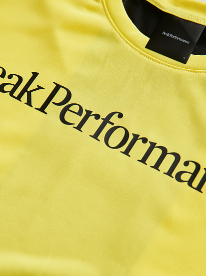 Футболка мужская Peak Performance Alum Light SS Citrine/Black - Фото 5 большая