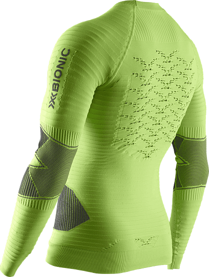 Футболка мужская X-Bionic Effektor 4.0 Run Powershirt Lg Sl Effektor Green/Anthracite - Фото 2 большая