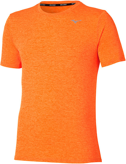 Футболка мужская Mizuno Impulse Core Tangelo - Фото 1 большая