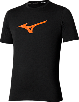 Футболка мужская Mizuno Core Runbird Ss Black