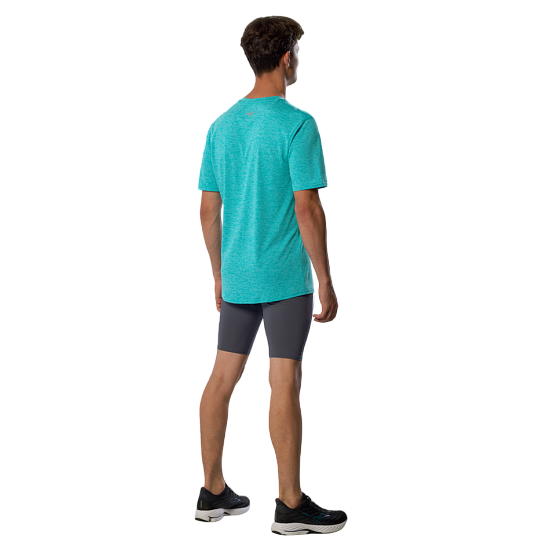 Футболка мужская Mizuno Core Runbird Ss Capri Breeze - Фото 4 большая