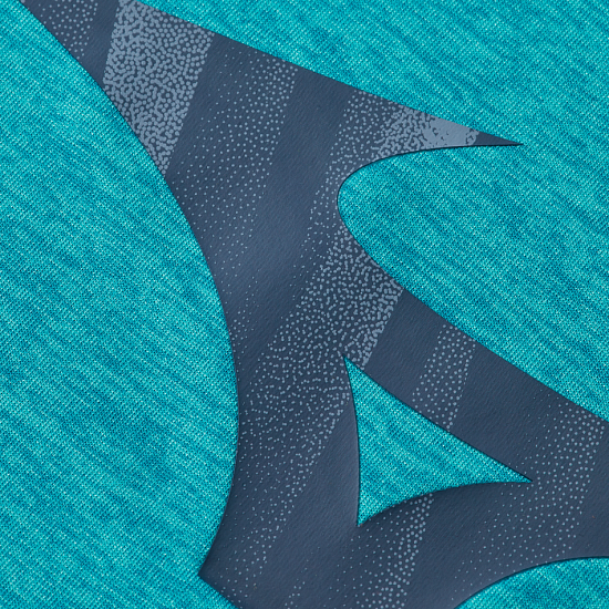 Футболка мужская Mizuno Core Runbird Ss Capri Breeze - Фото 7 большая