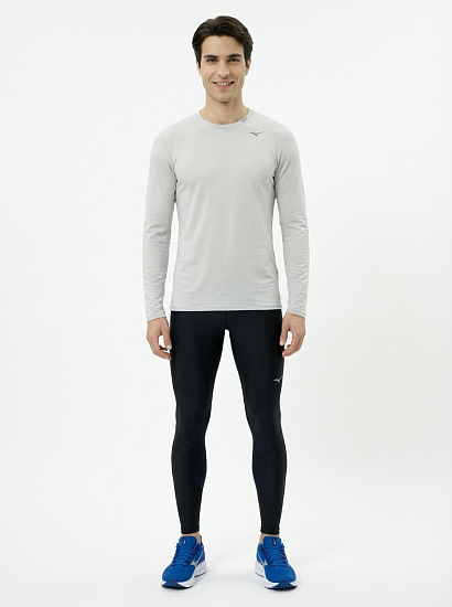 Лонгслив мужской Mizuno Core Impulse Vapor Silver - Фото 3 большая