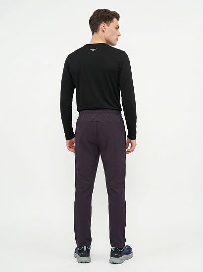 Лонгслив мужской Mizuno Core Impulse Black - Фото 4 большая