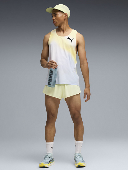 Майка мужская Puma Lightspeed Uw Graphic Silver Mist - Фото 5 большая