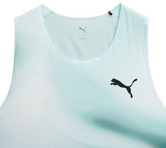 Майка мужская Puma Lightspeed Uw Graphic Fresh Water - Фото 7 большая