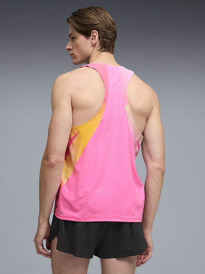 Майка мужская Puma Lightspeed Uw Graphic Poison Pink - Фото 6 большая