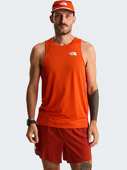 Майка мужская The North Face Summit High Trail Lava Red - Фото 2 большая