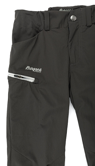 Брюки детские Bergans Utne V4 Solid Charcoal - Фото 2 большая