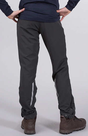 Брюки детские Bergans Sjoa Lt Softshell Solid Charcoal/Aluminium - Фото 4 большая