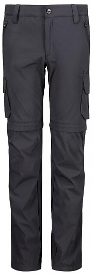 Брюки детские CMP Zip Off 31T5624 Dark Grey - Фото 1 большая