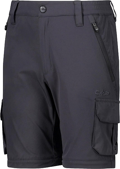 Брюки детские CMP Zip Off 31T5624 Dark Grey - Фото 6 большая
