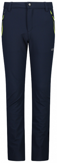 Брюки детские CMP 34T7104 B.Blue-Lime - Фото 1 большая