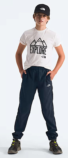 Брюки детские The North Face On The Trail Summit Navy/Silver Reflective - Фото 5 большая