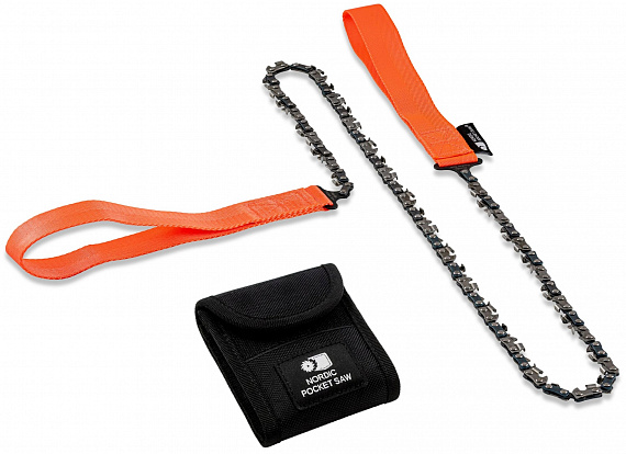 Походная цепная пила Nordic Pocket Saw X-Long Orange - Фото 2 большая