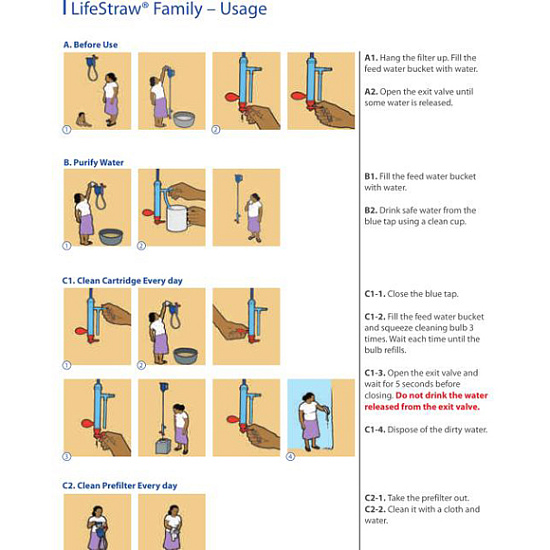 Фильтр для воды LifeStraw Family - Фото 2 большая