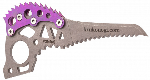 Клюв сменный Krukonogi для Grivel Machine - Armor steel (Agressive) Титановые щеки - Фото 1 большая