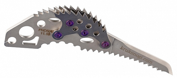 Клюв сменный Krukonogi для Petzl Nomic I, II/Quark II/Ergo II (Armor steel) IWC - Фото 3 большая