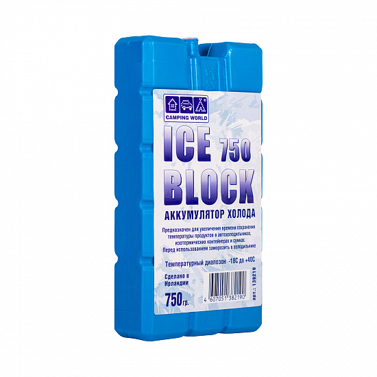 Аккумулятор холода Camping World Iceblock 750 - Фото 2 большая