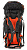 Рюкзак Bergans Helium Pro 55 Solid Charcoal/Koi Orange - Фото 3 малая