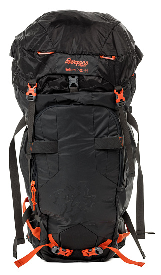 Рюкзак Bergans Helium Pro 55 Solid Charcoal/Koi Orange - Фото 1 большая
