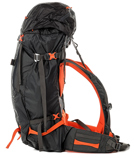 Рюкзак Bergans Helium Pro 55 Solid Charcoal/Koi Orange - Фото 2 большая