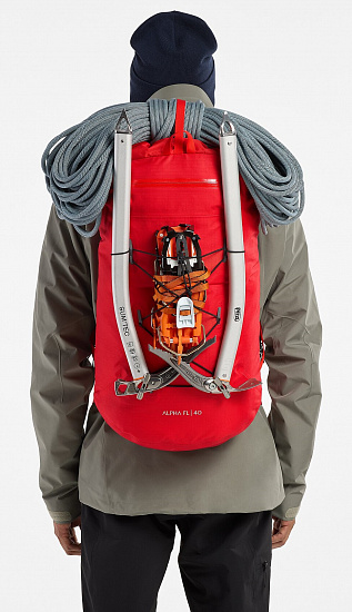 Рюкзак Arcteryx Alpha Fl 40 Black - Фото 7 большая