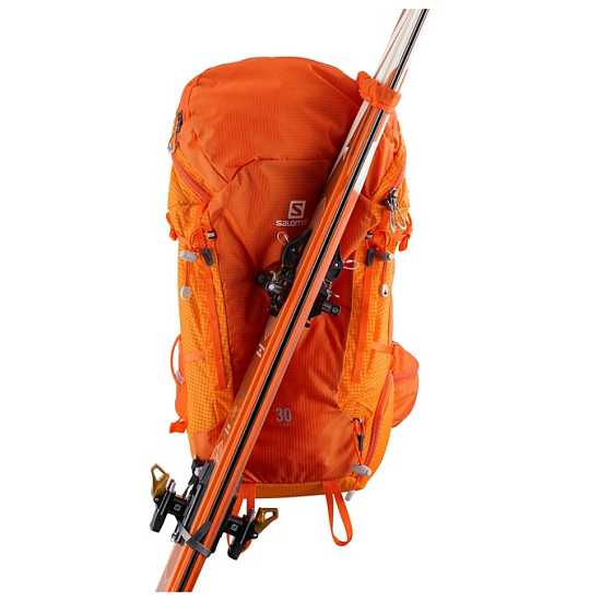 Рюкзак Salomon X Alp 30 Lime Punch/Surf The Web - Фото 8 большая